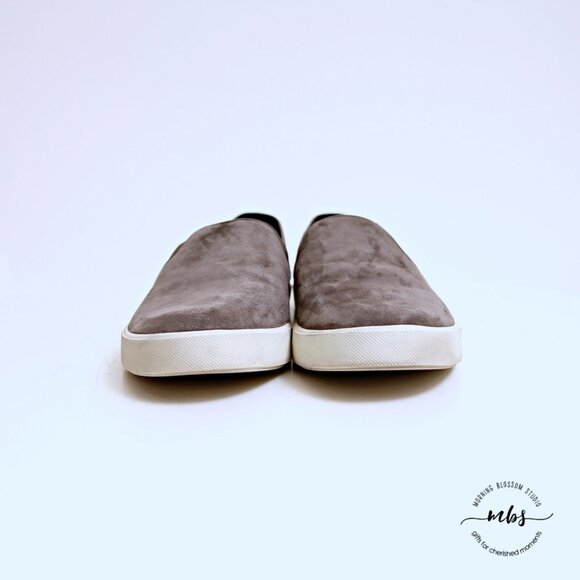 Vince Preston Suede Slip Ons - Picture 5 of 12